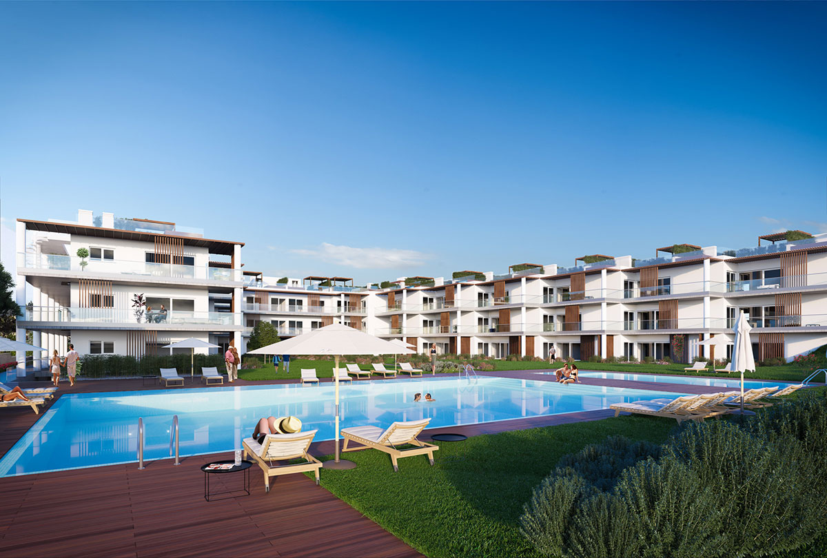 exterior3D appartements à nazaré